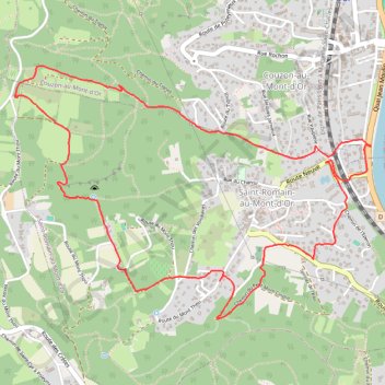 Trace GPS Autour de Saint-Romain, itinéraire, parcours