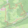 Trace GPS Le Mont Châteleu - Doubs, itinéraire, parcours