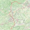 Trace GPS GR 5 : De Thann (Haut-Rhin) à Soulce-Cernay (Doubs), itinéraire, parcours