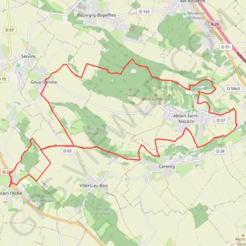 Trace GPS Ligne 4, itinéraire, parcours