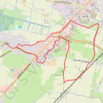 Trace GPS Bessines, itinéraire, parcours