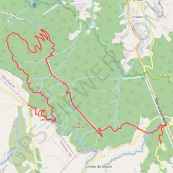 Trace GPS Levada do Norte, itinéraire, parcours