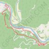 Trace GPS Balade autour de Saint Cirq Lapopie, itinéraire, parcours