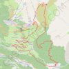 Trace GPS Montvalezan - forêt du Bec Rouge, itinéraire, parcours