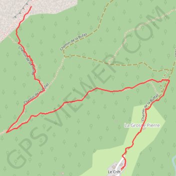 Trace GPS Pointe Centrale du Sapey, itinéraire, parcours