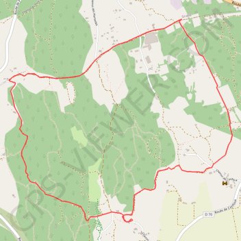 Trace GPS Circuit des Bories - Mur des Abeilles, itinéraire, parcours