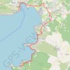 Trace GPS Ajaccio - Bonifacio - Étape 1, itinéraire, parcours
