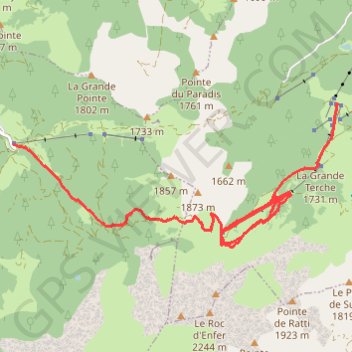 Trace GPS La Chèvrerie, itinéraire, parcours