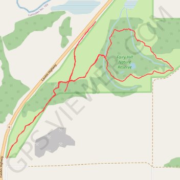 Trace GPS Fairy Hill Nature Reserve, itinéraire, parcours