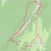 Trace GPS Mont Outheran, itinéraire, parcours