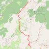 Trace GPS GR20 Asinau - Usciolu, itinéraire, parcours
