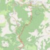 Trace GPS Penne - Saint antonin, itinéraire, parcours