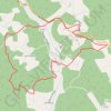 Trace GPS Rando Les Junies, itinéraire, parcours