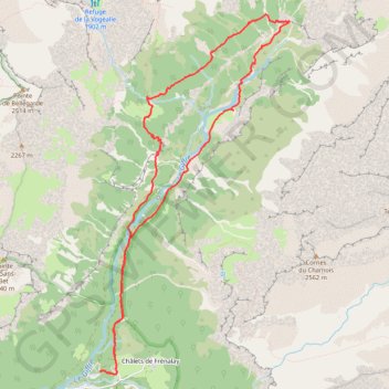 Trace GPS Rando Bout du Monde, itinéraire, parcours