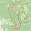 Trace GPS Les bacs de Montmeyre et Ceyssat, itinéraire, parcours