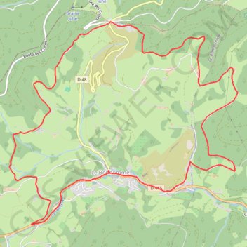 Trace GPS Les Bagenelles - N°2_Track, itinéraire, parcours