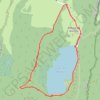 Trace GPS Lac de Bonlieu, itinéraire, parcours