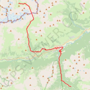 Trace GPS Via-Alpina R66-R67 - Jamtalhutte - Ftan - S-Charl, itinéraire, parcours