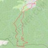 Trace GPS Roc de Peyremaux par Albine, itinéraire, parcours