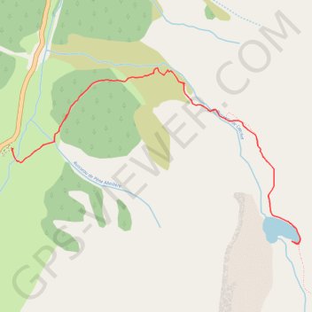 Trace GPS Lac de Catchet, itinéraire, parcours