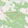 Trace GPS Yzeron - Châteauvieux, itinéraire, parcours