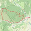 Trace GPS De Sainte-Jalle au col d'Onglon, itinéraire, parcours