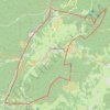 Trace GPS Trajet vers Col du Calvaire (1144) à 19/02/2022, itinéraire, parcours