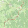 Trace GPS Tour du Morvan - De Les Brenêts à Onlay, itinéraire, parcours