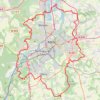 Trace GPS Tour de Metz (Moselle), itinéraire, parcours