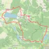 Trace GPS Le tour des lacs - Doucier, itinéraire, parcours