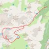 Trace GPS Pic de l'Albe par la vallée du Mourguillou, itinéraire, parcours