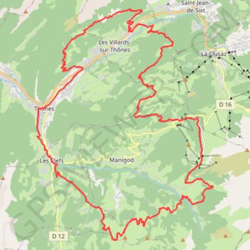 Trace GPS Trail_AravisTrail-Elie_v2, itinéraire, parcours