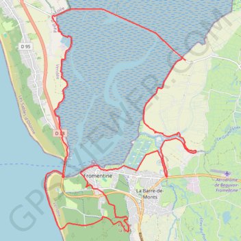 Trace GPS Rando de Noirmoutier, itinéraire, parcours