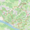 Trace GPS Course saint caprais, itinéraire, parcours