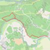 Trace GPS Canicross Saint Aubin, itinéraire, parcours