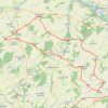Trace GPS Boucle route 50 km (3 tours) préparation Paris Roubaix Challenge, itinéraire, parcours
