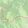 Trace GPS Rando Cascade Vers Saint Genix, itinéraire, parcours