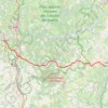 Trace GPS Villefranche Cahors par le GR65, itinéraire, parcours