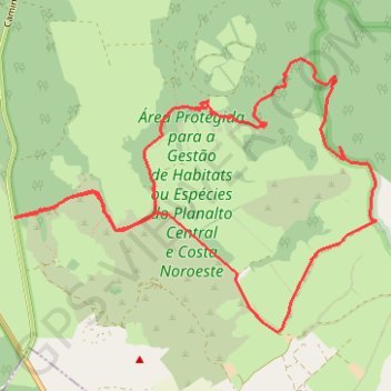 Trace GPS PRC06 TER - Rocha do Chambre, itinéraire, parcours