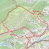 Trace GPS 針山, itinéraire, parcours