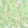 Trace GPS Merinchal Gros Bois (Source du Cher) Fiche rando 19 km, itinéraire, parcours