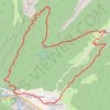 Trace GPS Tour des Nants Debout et Sapey, itinéraire, parcours