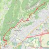 Trace GPS Sur les Pas des Huguenots - Grenoble - Biviers, itinéraire, parcours
