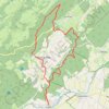 Trace GPS Les blocs erratiques du pied du Jura - Suisse, itinéraire, parcours
