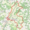 Trace GPS Montmoreau, itinéraire, parcours