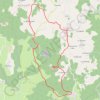 Trace GPS Marche à Saint Jean des Ollieres, itinéraire, parcours