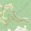 Trace GPS Roc de Peyre-Caussile - Col du Portel, itinéraire, parcours