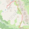 Trace GPS Névache (05), Lac blanc, Lac serpent, itinéraire, parcours