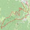 Trace GPS Chalet de la Servaz, itinéraire, parcours