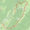 Trace GPS Chézery-Gralet-Reculet-La riviere, itinéraire, parcours